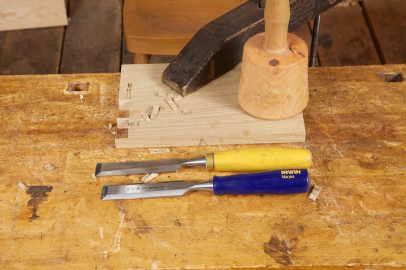 Irwin Marples Woodworking Chisels handle types