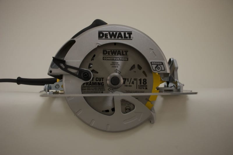 DeWalt DWE575 circular saw profile