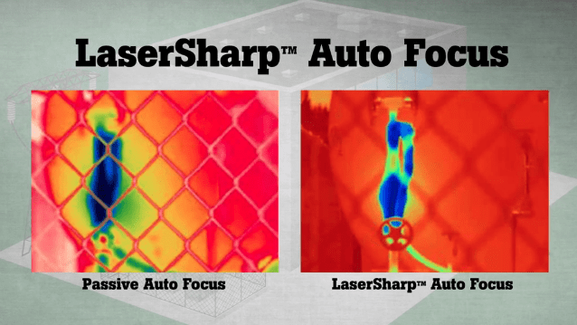 Fluke Lasersharp IR camera focus pattern