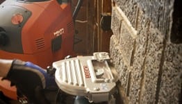 Hilti VC-40-U dust collector tuckpointing