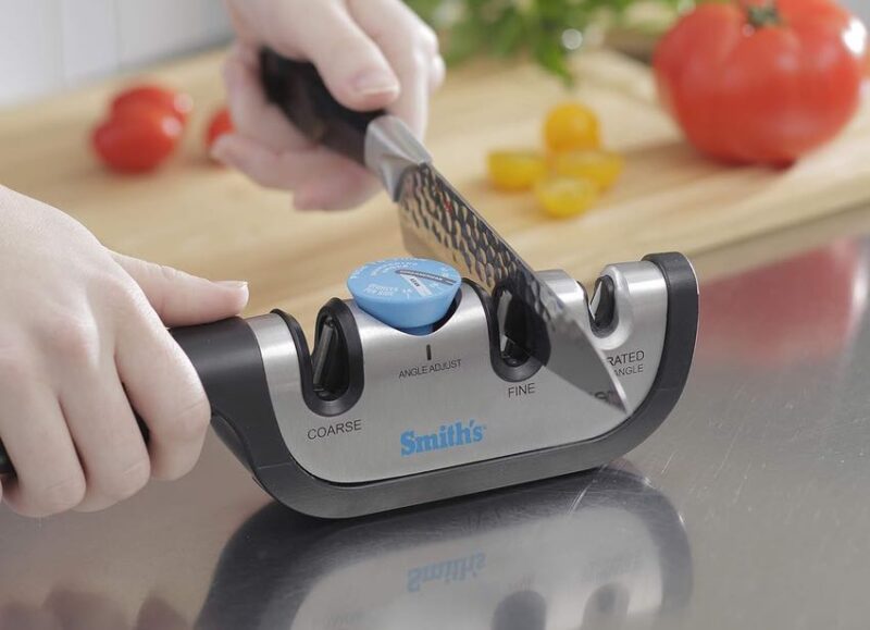 Smith's 50146 Stainless Adjustable Angle Knife Sharpener