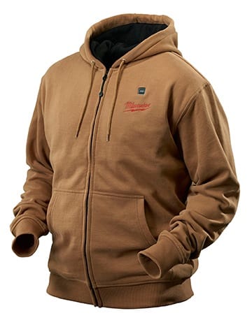 Milwukee heated hoodie front