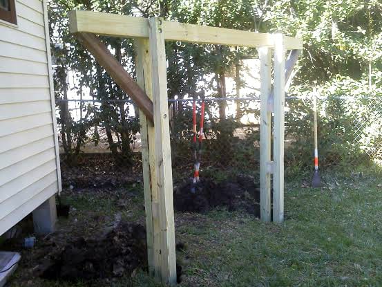 How to Build a Small Pergola Swing