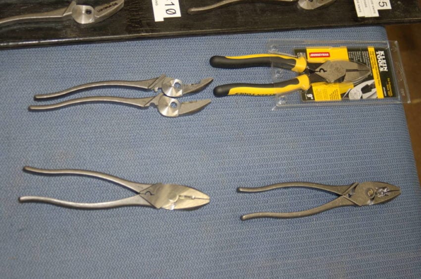 From separate forged handles to riveted, welded, and polished pliers ready to ship