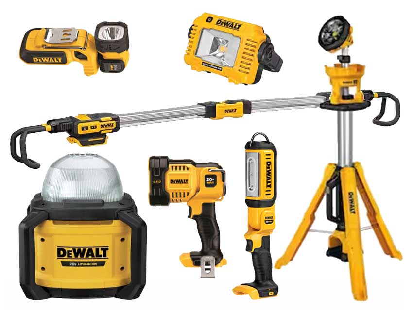 DEWALT 20V MAX LED Handheld Work Light - Yellow (DCL044) for sale online