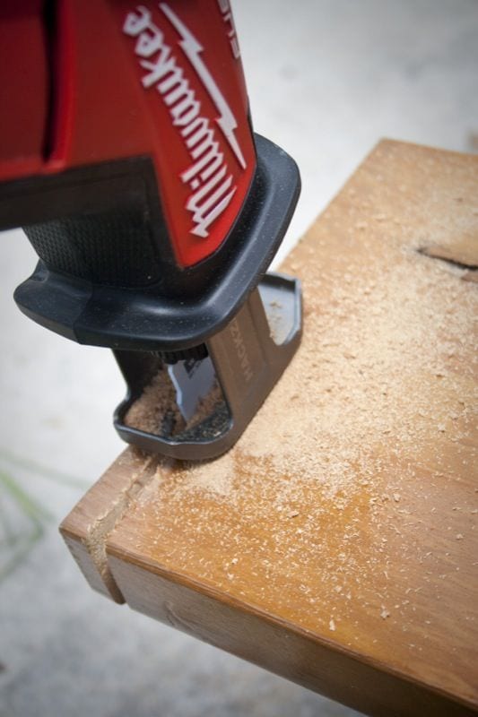 Milwaukee M12 Fuel Hackzall cutting