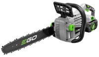 EGO cordless chainsaw angled