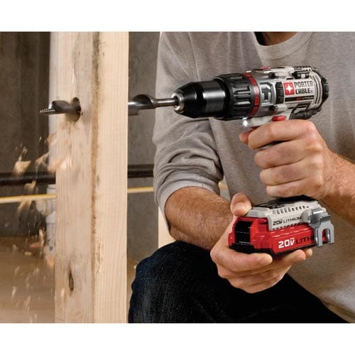 Porter-Cable 20V Max Hammer Drill and Job Site Radio