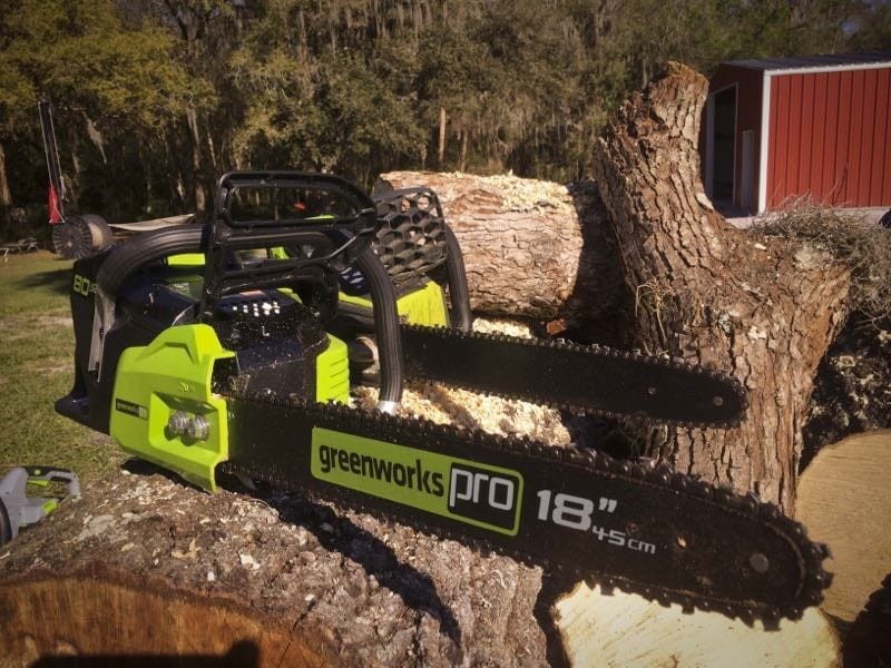 Greenworks cordless chainsaws