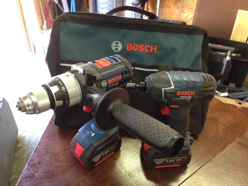 Bosch 6 Piece 18v Cordless Brushless Power Tool Kit