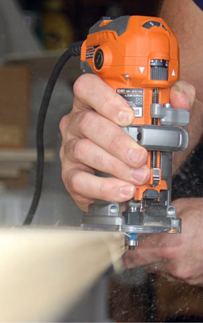 Ridgid Trim Router Application