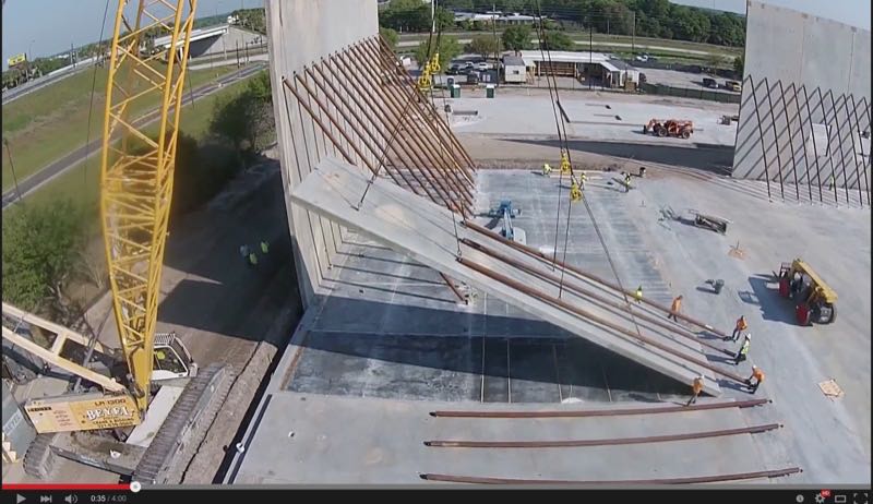 Tilt Wall Construction Drone View video