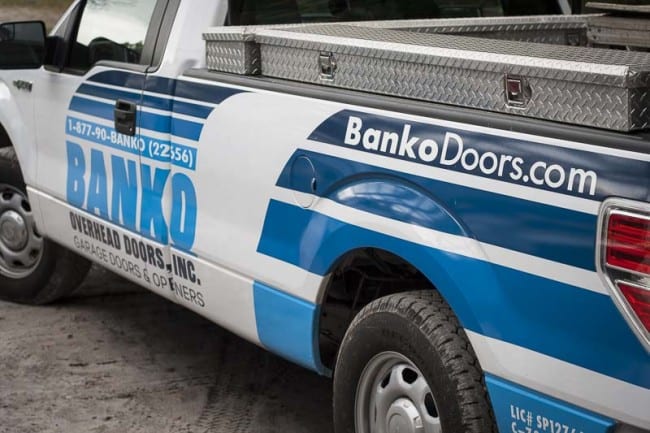 Clopay 3720 Commercial Door Review: Banko Doors truck
