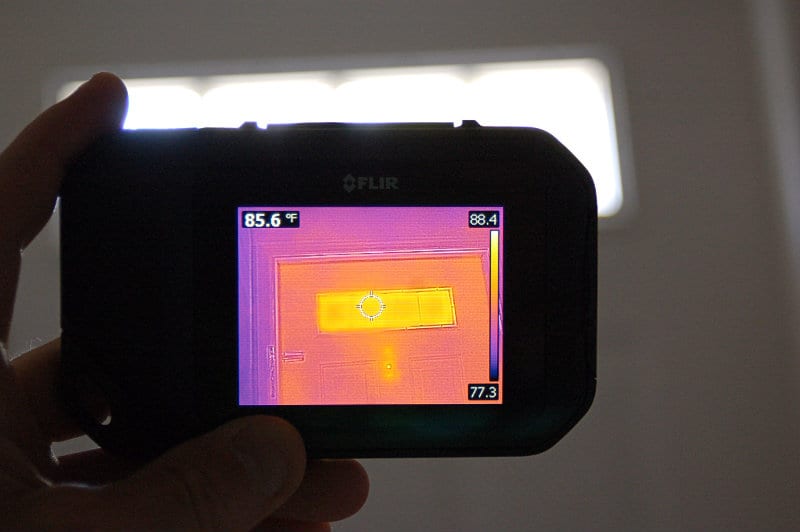 FLIR C2 Screen