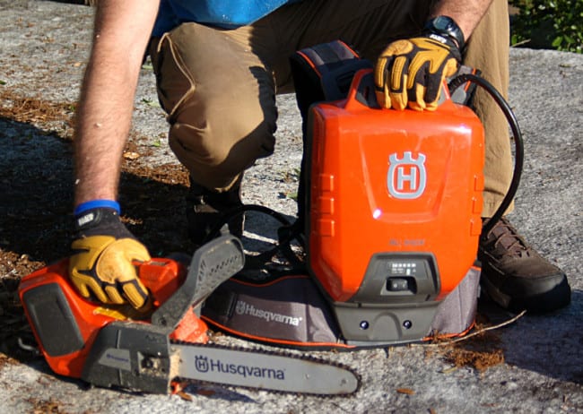 Husqvarna 36V Chainsaw with Battery Pack