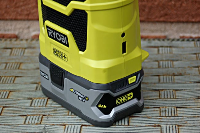 Ryobi 18V One+ Compact Radio Open Ports