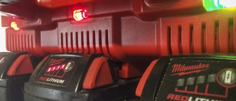 milwaukee m12 m18 rapid charger leds