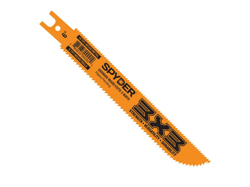 Spyder 3x3 Reciprocating Saw Blade
