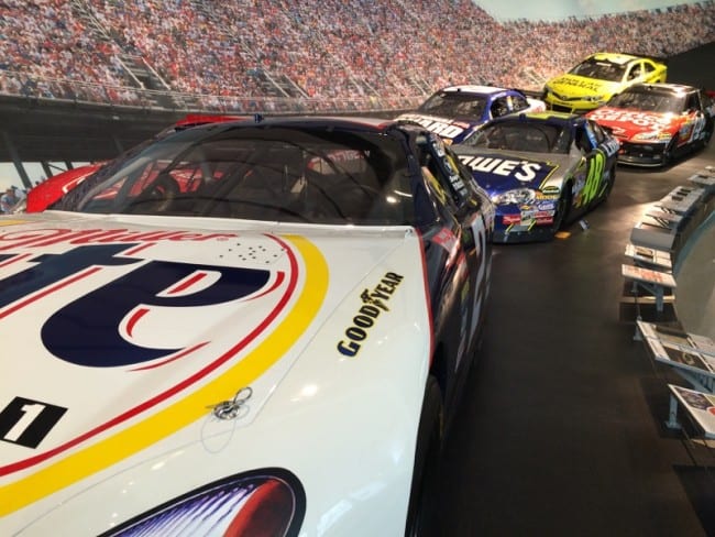 NASCAR Great Hall cars