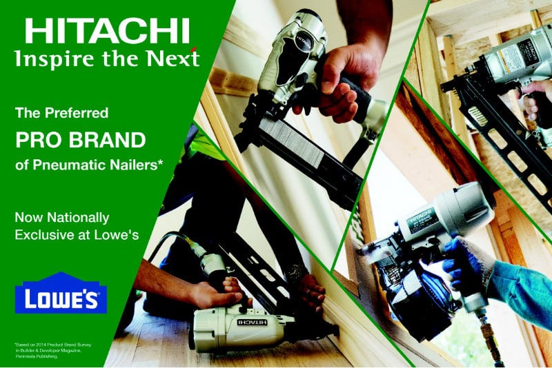 Lowe's Announces Exclusive Agreement with Hitachi
