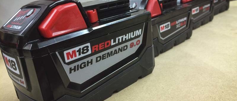 Milwaukee 9.0 amp hour battery announced