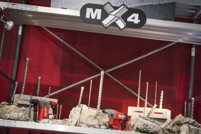 Milwaukee MX4 cutter rotary drill bits