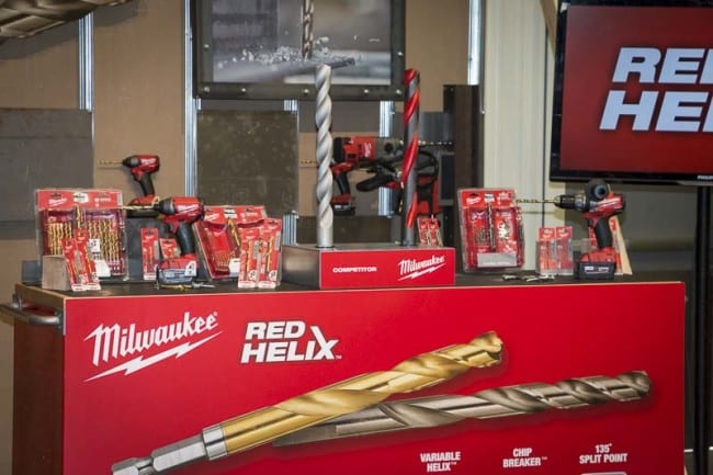 Milwaukee Red Helix drill bit lineup
