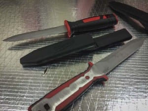 Milwaukee duct knife cutaway