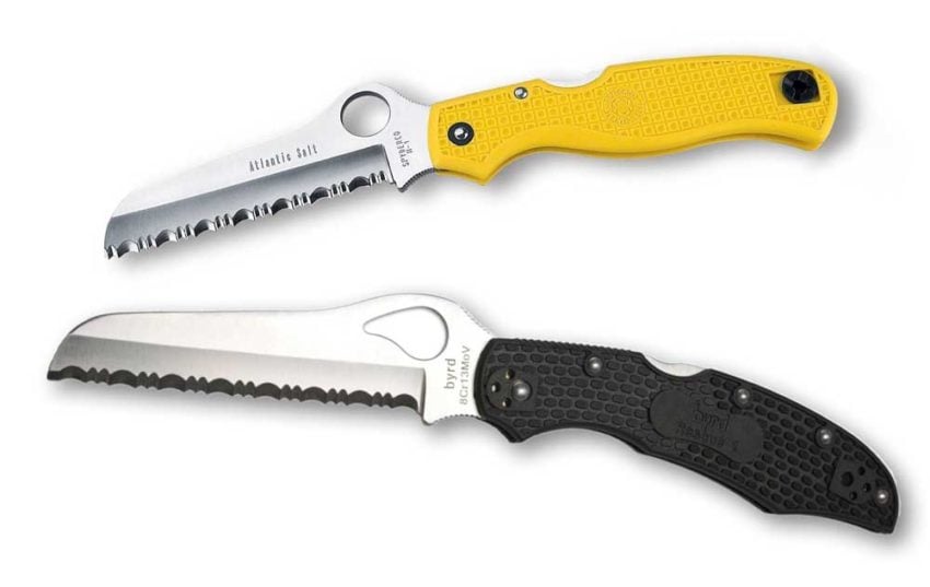 Byrd Rescue 2 Knife vs Spyderco Atlantic Salt