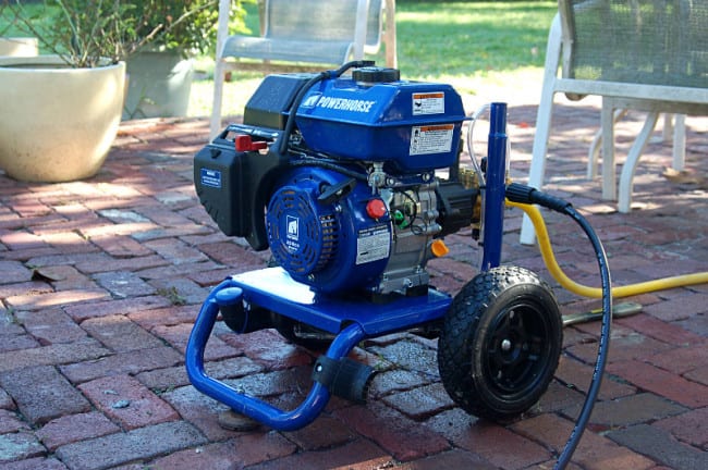 Powerhorse 3000 PSI Pressure Washer Handle Removed