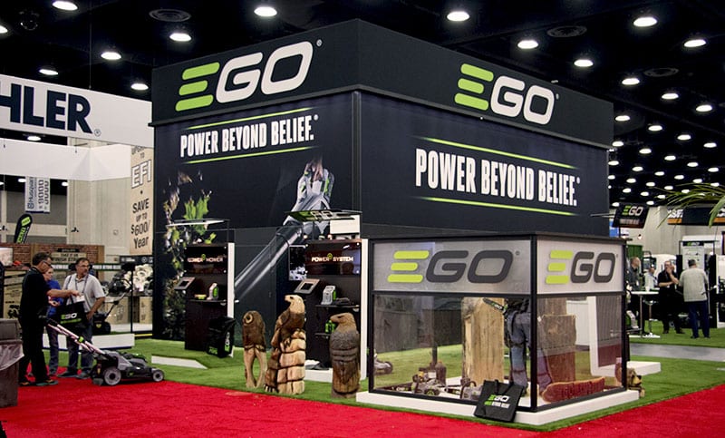 EGO Power Plus Booth GIE Expo 2015