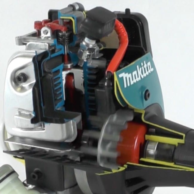 Makita MM4 4-stroke motor cutaway