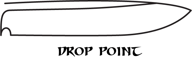 drop point blade