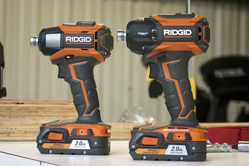 Ridgid Stealth Force Size Comparison