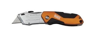 Klein Utility Knives - Klein Auto-Loading Folding Retractable Utility Knife 44130