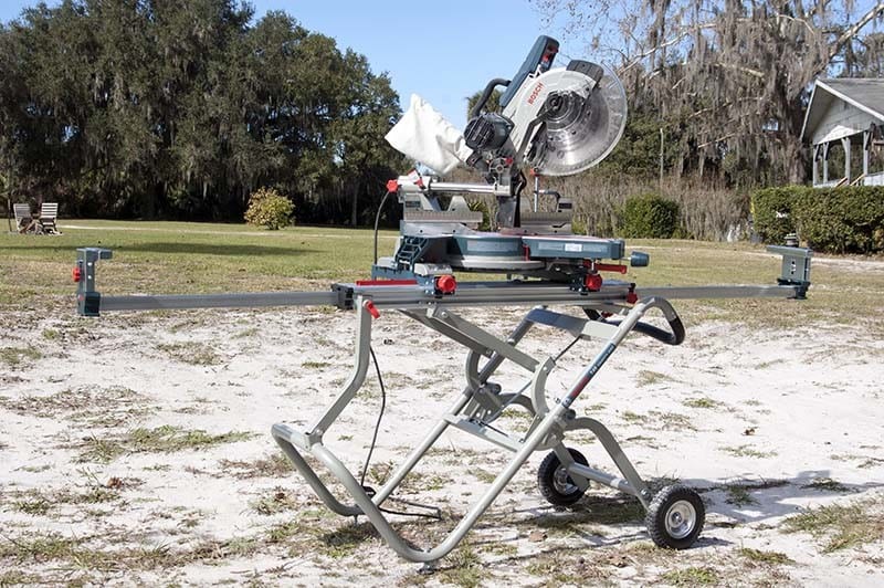 Bosch CM12SD with T4B Miter Saw Stand