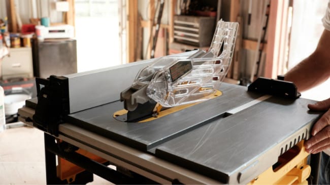 DeWalt DWE7480 Table Saw Set Up