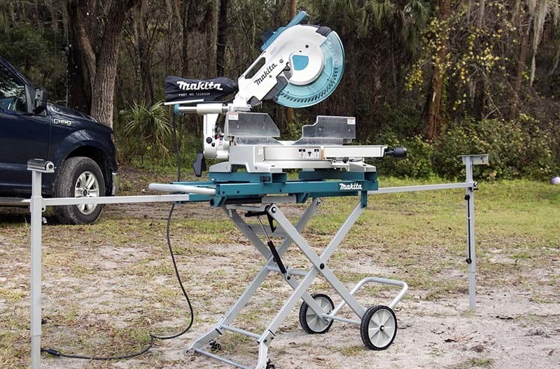 Makita 12" Dual Slide Compound Miter Saw and Stand