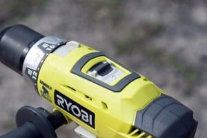 Ryobi P1812 Hammer Drill Kit Controls
