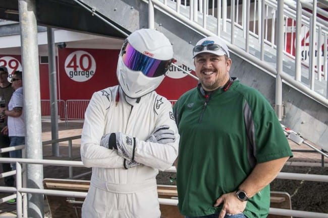 The Stig at Rolex 24 race