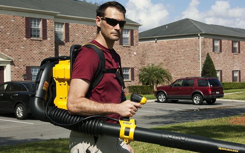 DeWalt 40V Max Backpack Blower Side View