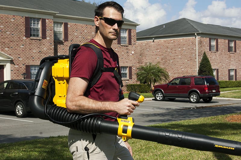 DeWalt 40V Max Backpack Blower Side View