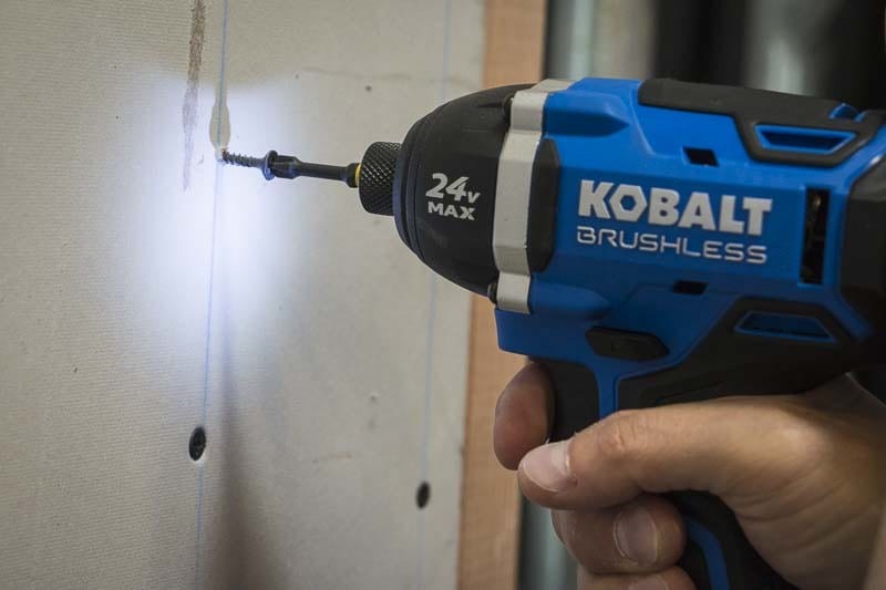 Kobalt tools 24V impact driver drywall