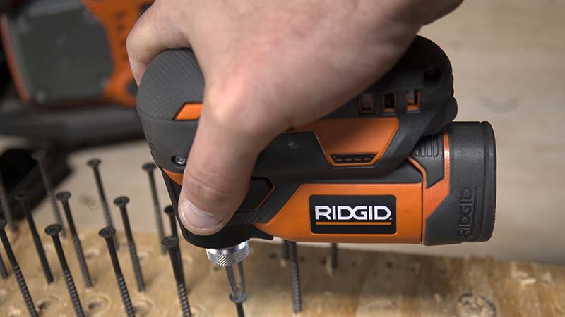 Ridgid 12V Palm Impact Screwdriver Action 2