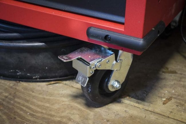 Milwaukee 60-inch work station casters