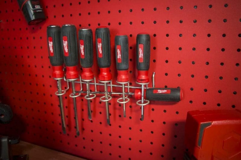 Milwaukee 60-inch work station peg board