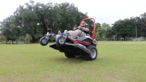 Altoz Mower wheelie