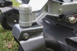 Altoz XC610 mower shock absorption