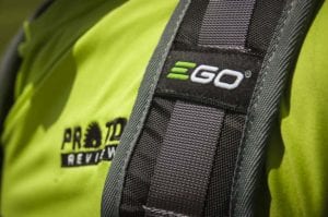 EGO backpack blower straps