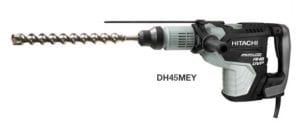 Hitachi SDS Max AC Brushless Rotary Hammer with AHB & UVP (DH45MEY) - Hitachi AC Brushless Rotary Hammer